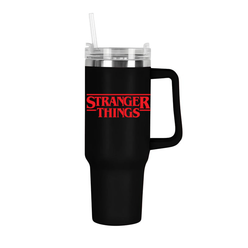MUG TÉRMICO 1200 ML STRANGER THINGS – DOBLE PARED Y TAPA A PRUEBA DE DERRAMES - 1
