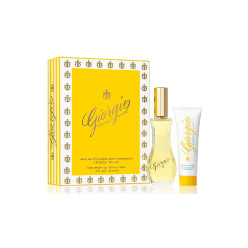 SET GIORGIO BEVERLY HILLS EDT 90ML + BODY LOTION 50ML - 1