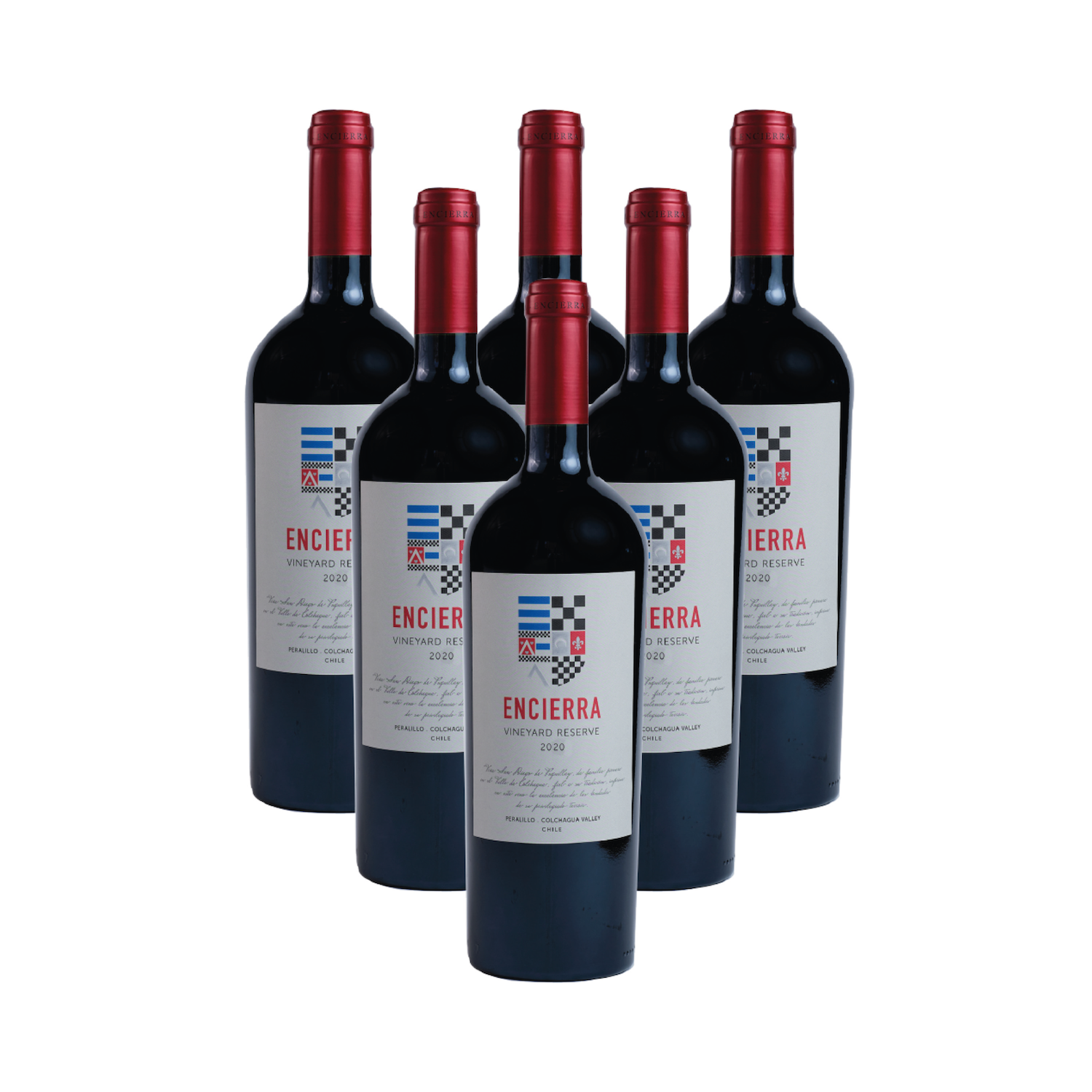 6 BOTELLAS VINO TINTO ENCIERRA VINEYARD RESERVE 2021 ENSAMBLAJE - 1