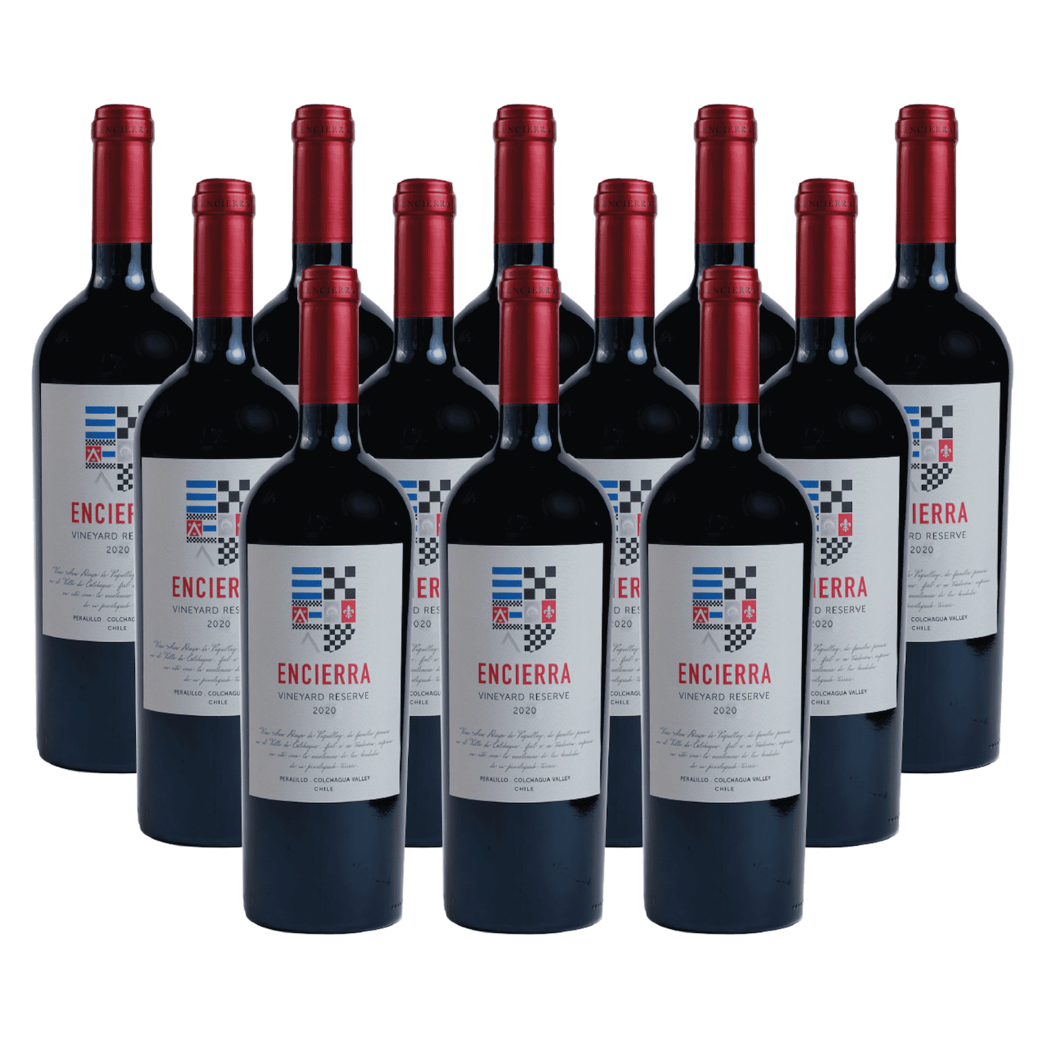 12 BOTELLAS VINO TINTO ENCIERRA VINEYARD RESERVE 2021 ENSAMBLAJE - 1
