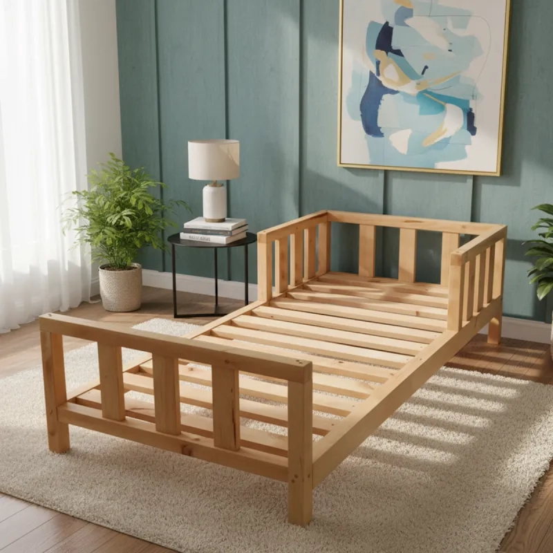 MARQUESA TRANSICIÓN PARA NIÑOS MADERA 160X80 CM - 1