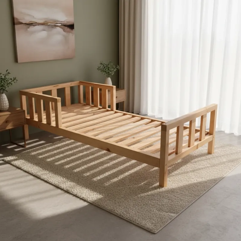 2 UNIDADES MARQUESAS de TRANSICION PARA NIÑOS MADERA 160X80 CM - 2