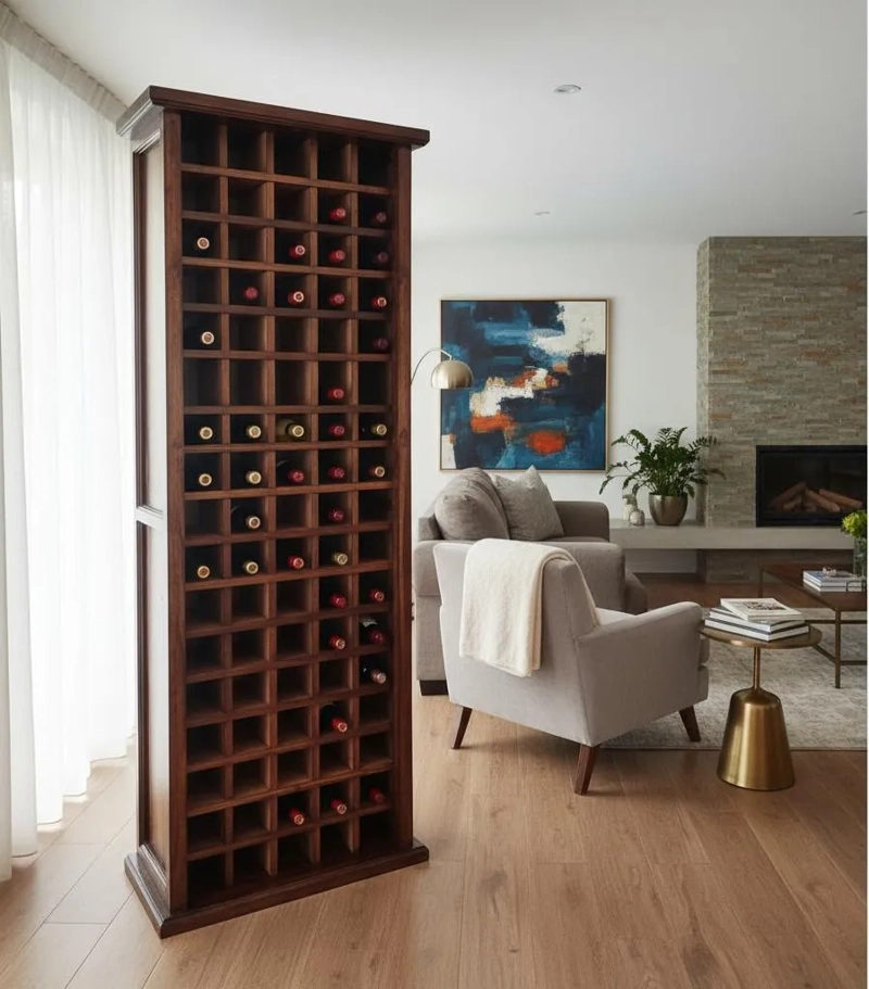 CAVA VINOS MADERA CAPACIDAD 85 BOTELLAS - 3