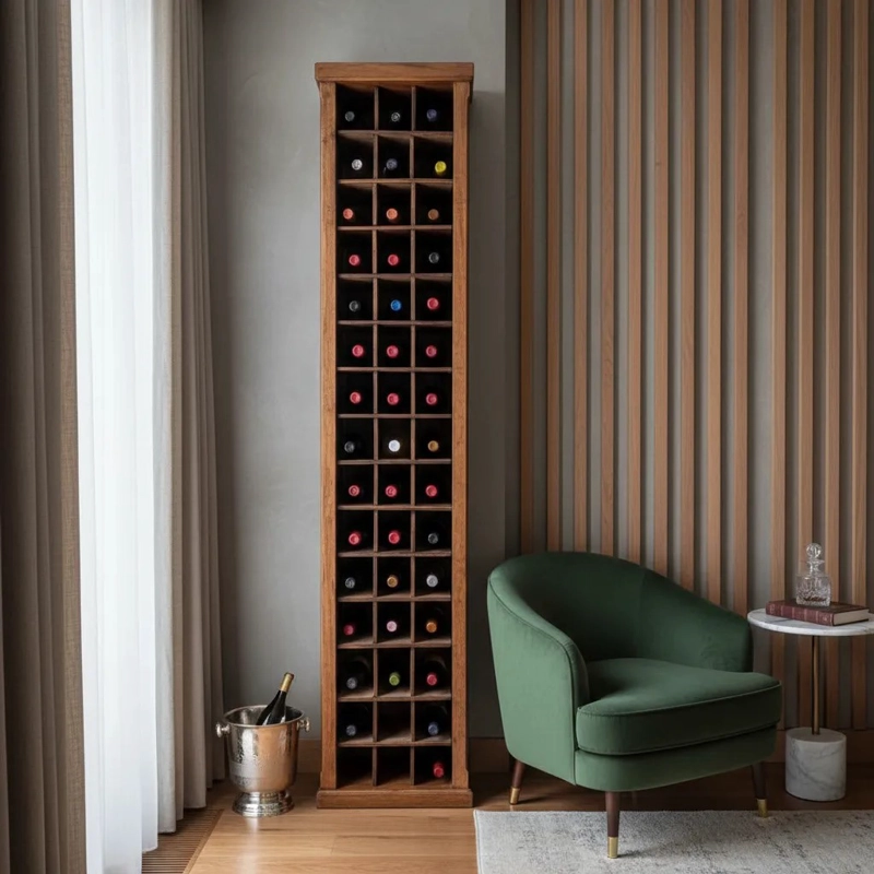 CAVA MADERA VERTICAL 45 BOTELLAS - 2