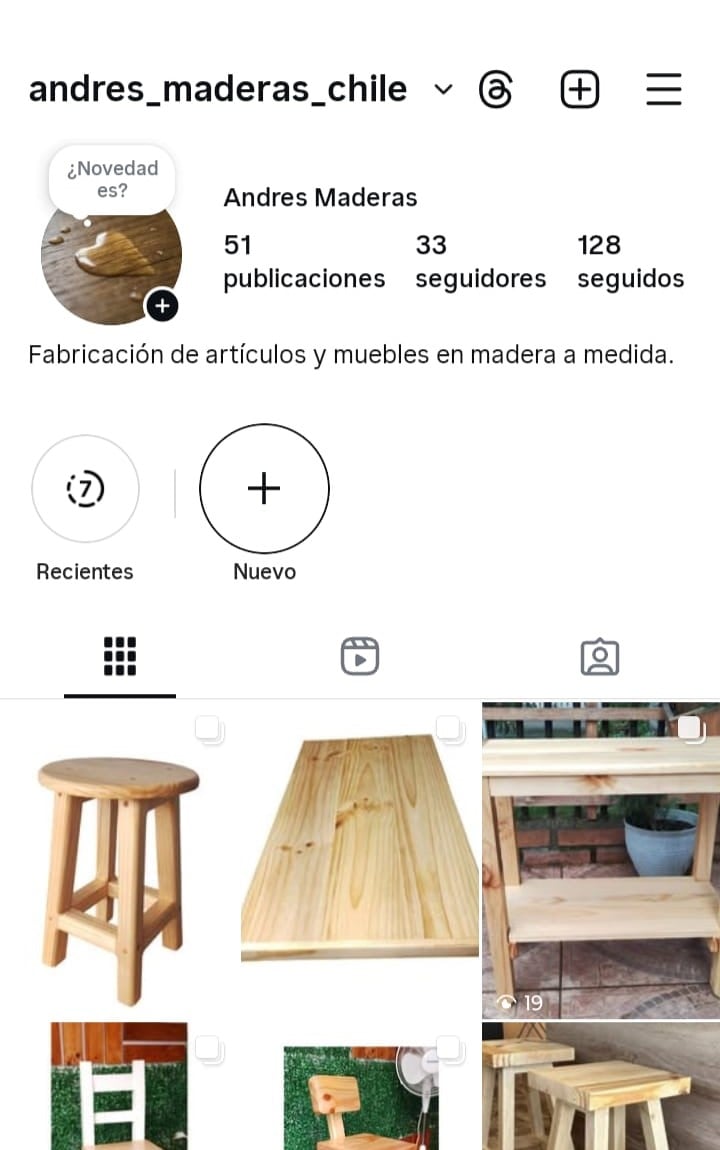 REVISTERO DECORATIVO DE MADERA NATURAL - 4