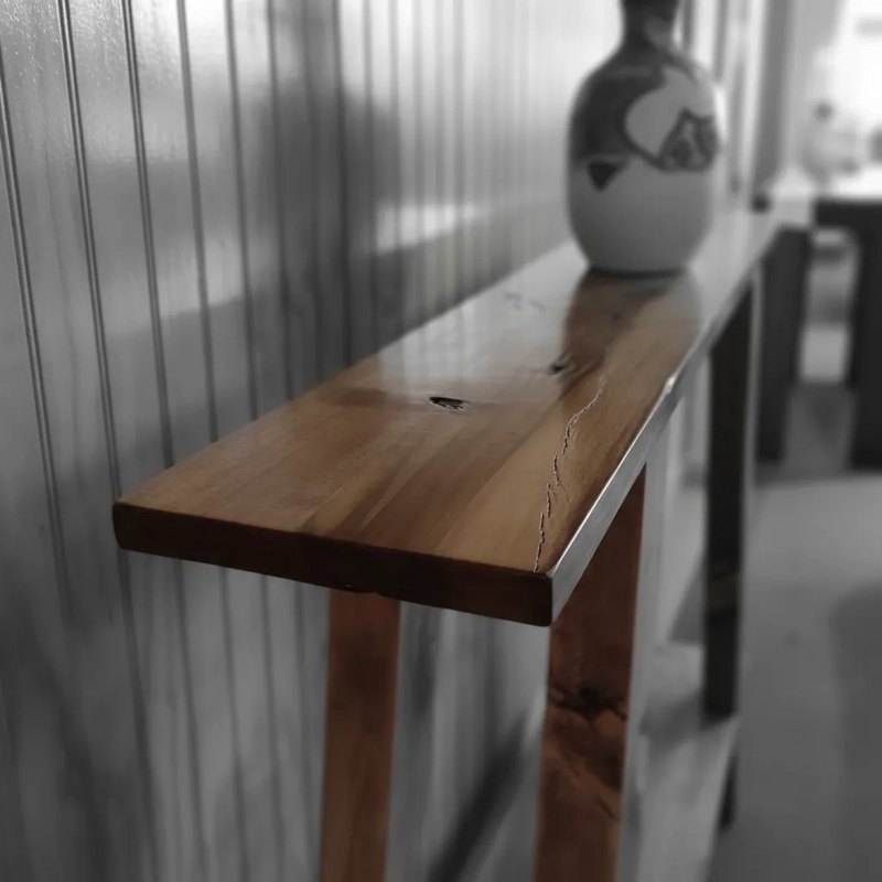 ARRIMO RUSTICO MADERA DE ALAMO PARA RECIBIDOR O SALA - 3