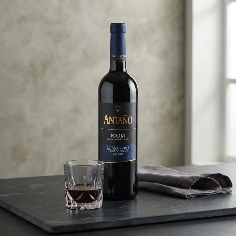 VINO 10 AÑOS TINTO ANTAÑO CRIANZA 2016 RIOJA TEMPRANILLO - 1