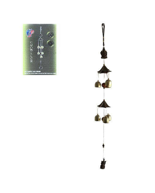 CAMPANA DE VIENTO GANESH BUDA TECHO CAMPANAS 67CM - 1