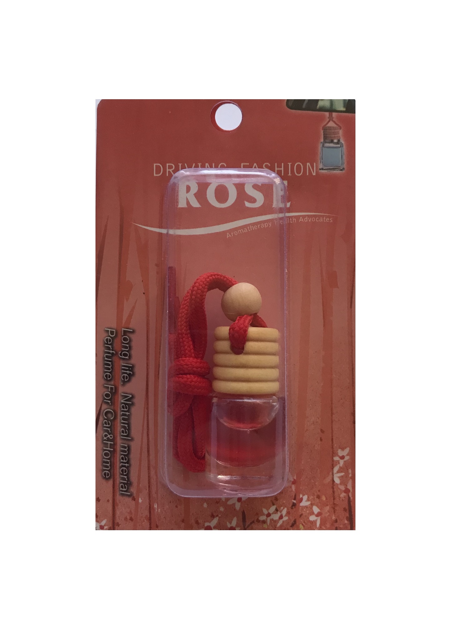 AROMATIZANTE PARA AUTO AROMA ROSA EN FRASCO - 1