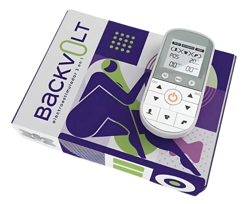 TENS, EMS ELECTROESTIMULADOR 3 EN 1 BACKVOLT MARCA THERAMART - 3