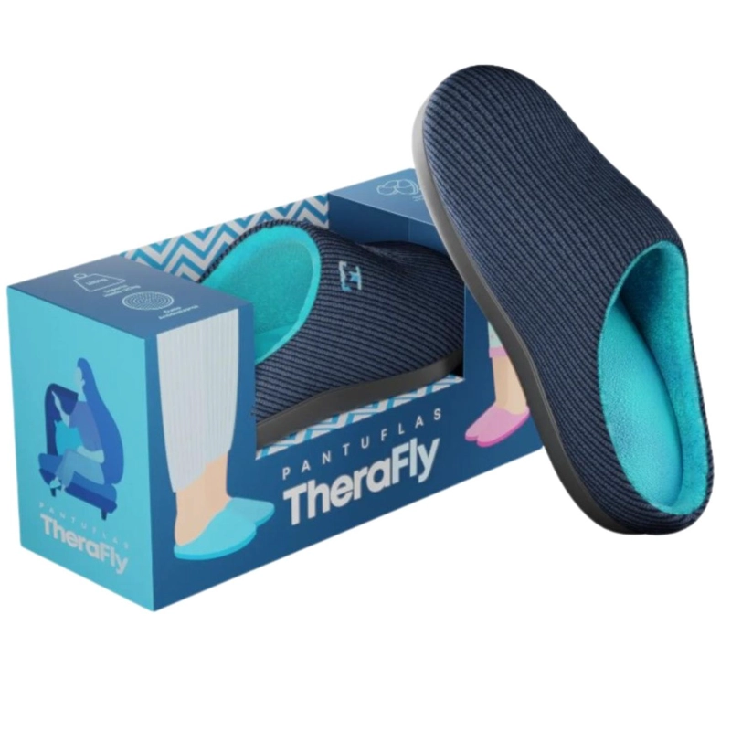 PANTUFLAS DE ESPUMA VISCOELASTICA THERAFLY - 2