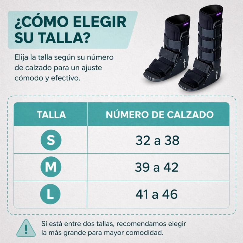 BOTA INMOVILIZADORA WALKER CORTA - 5