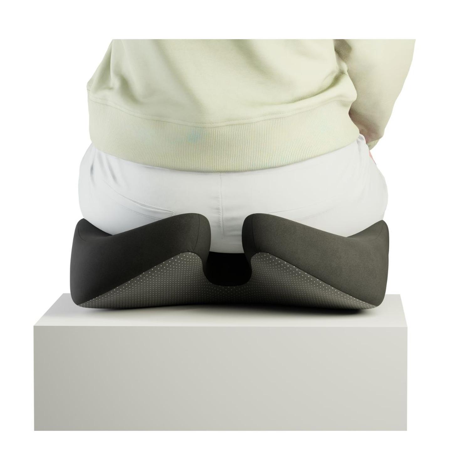 COJÍN LUMBAR THERAMART TM390 POSTURAL ERGONÓMICO THERAFREEDOM CON CARBÓN MARCA - 2