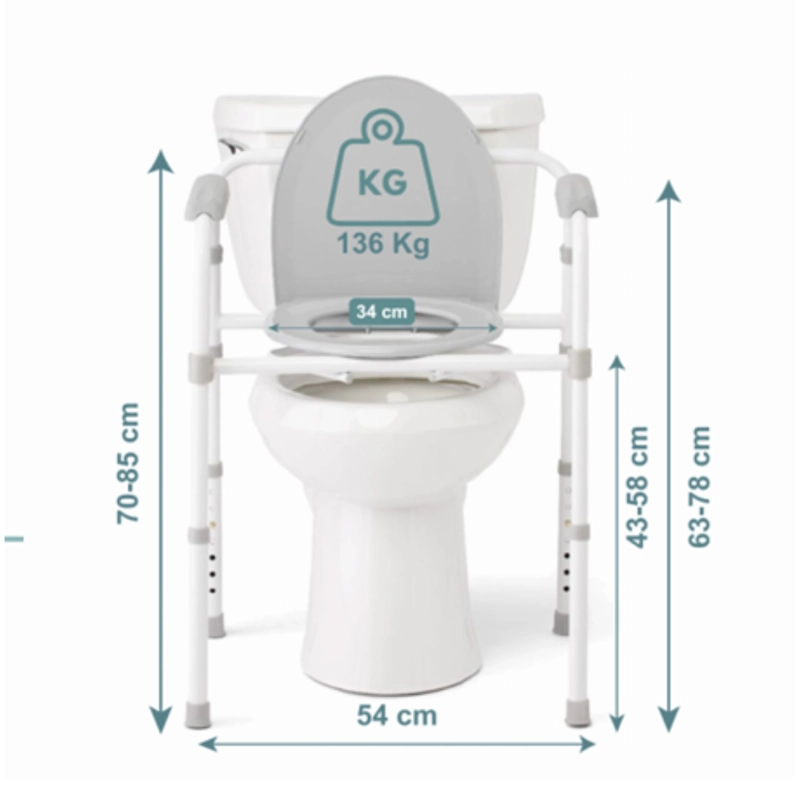 BAÑO PORTATIL WC 3 EN 1 PARA ADULTO - 6