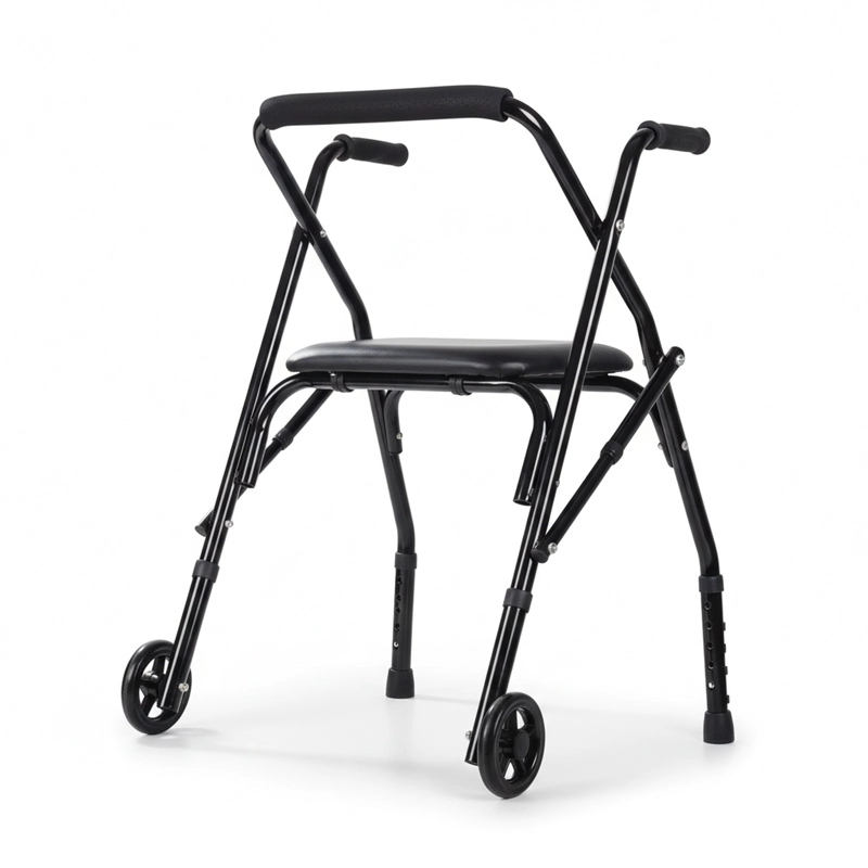 ANDADOR, BURRITO CON ASIENTO Y 2 RUEDAS PLEGABLE - 1