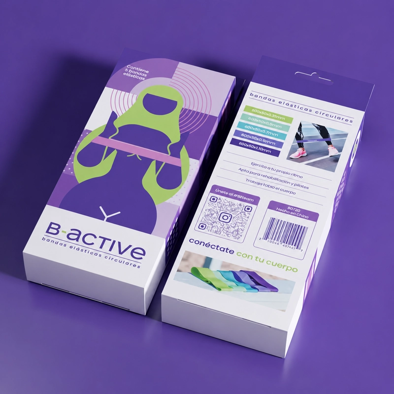 SET DE 5 BANDAS ELASTICAS CIRCULARES BACKBONE B-ACTIVE - 5