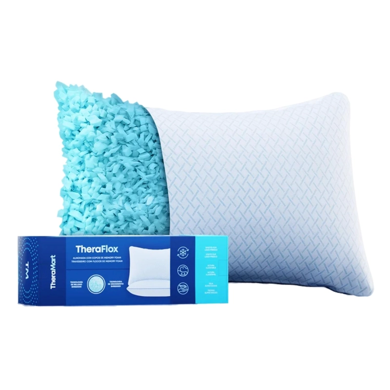 ALMOHADA CON COPOS DE GEL FRESCO THERAFLOX TM120 - 1