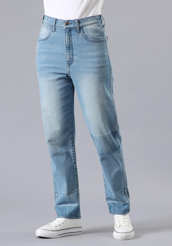 JEANS TIRO ALTO MOM FIT AZUL - 1