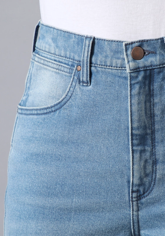 JEANS TIRO ALTO MOM FIT AZUL - 4