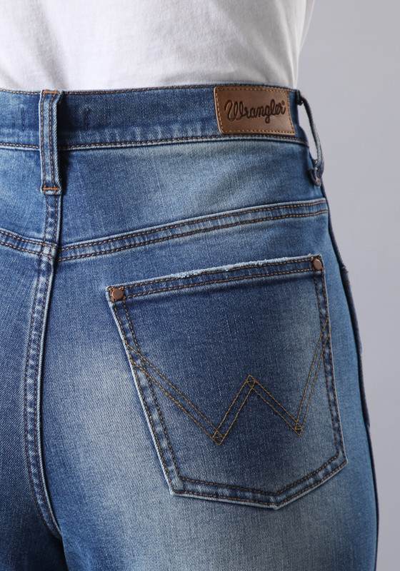 JEANS MOM TIRO ALTO AZUL MEDIO - 5