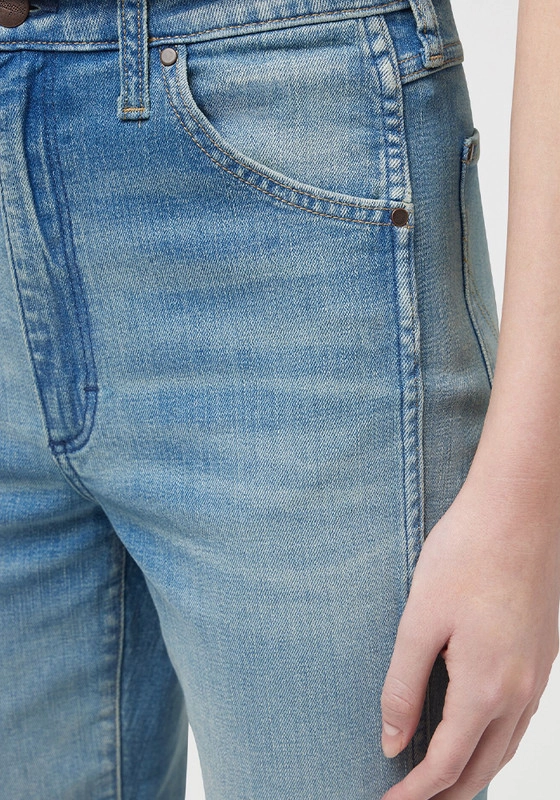 JEANS WALKER SLIM TIRO ALTO AZUL CLARO - 4