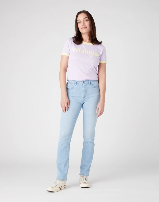 POLERA REGULAR FIT RINGER TEE LILA - 2