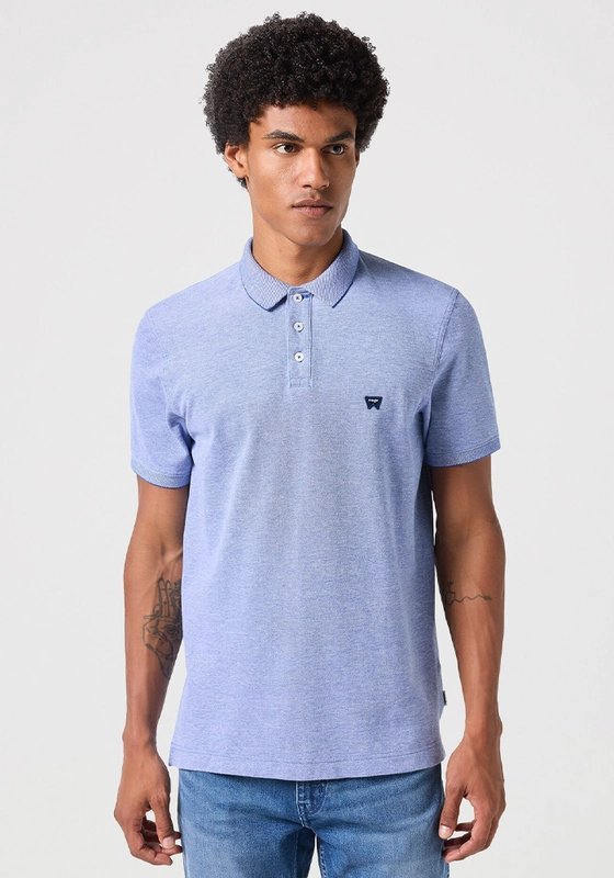 POLERA REGULAR FIT REFINED POLO OXFORD PIQUE CELESTE - 1