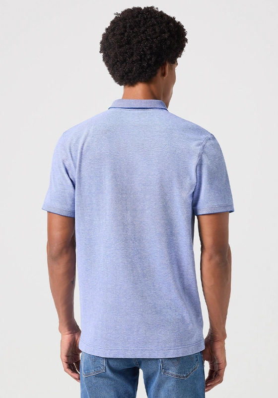 POLERA REGULAR FIT REFINED POLO OXFORD PIQUE CELESTE - 2
