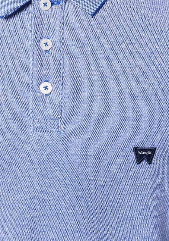 POLERA REGULAR FIT REFINED POLO OXFORD PIQUE CELESTE - 5