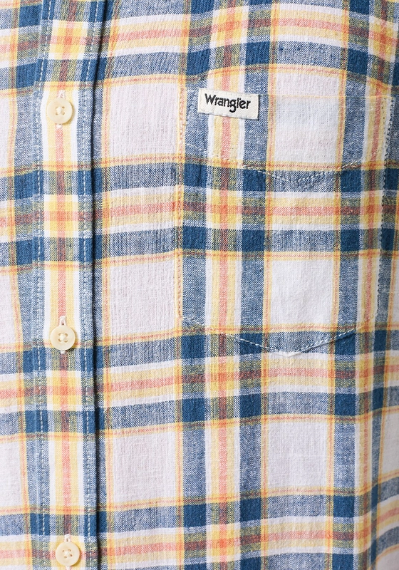 CAMISA REGULAR FIT 1 POCKET LS BLANCO - 5