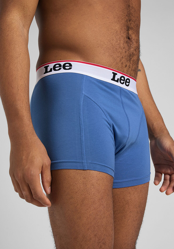 PACK 2 BOXER LEE AZUL Y BLANCO - 3