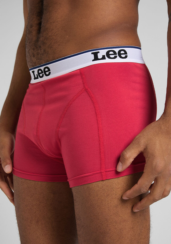 PACK 2 BOXER LEE ROJO Y BLANCO - 3
