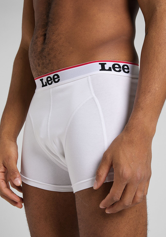 PACK 2 BOXER LEE ROJO Y BLANCO - 4
