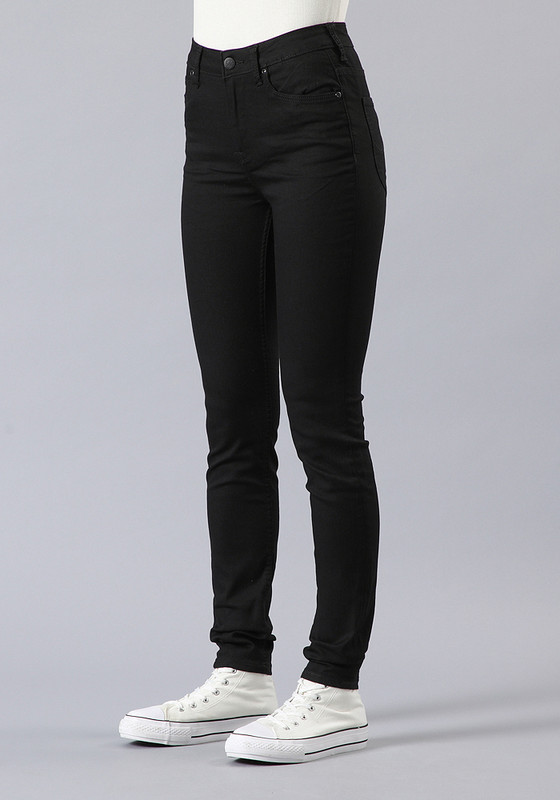 JEANS SCARLETT HIGH SKINNY FIT NEGRO - 1