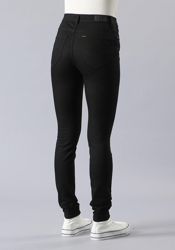 JEANS SCARLETT HIGH SKINNY FIT NEGRO - 2