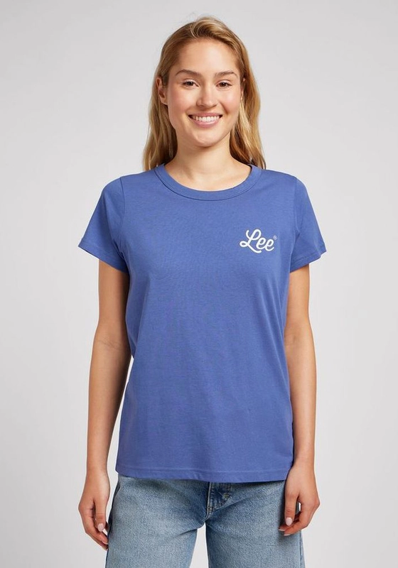 POLERA REGULAR FIT GRAPHIC BEACH TEE AZUL - 1