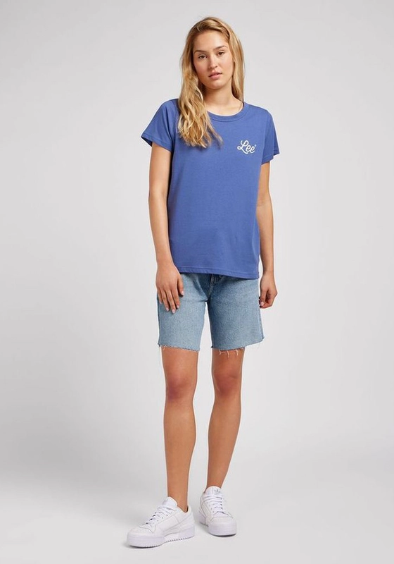 POLERA REGULAR FIT GRAPHIC BEACH TEE AZUL - 3