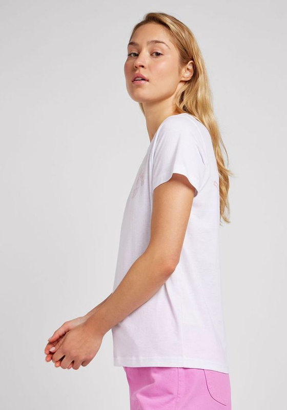 POLERA REGULAR FIT GRAPHIC BEACH TEE BLANCO - 4