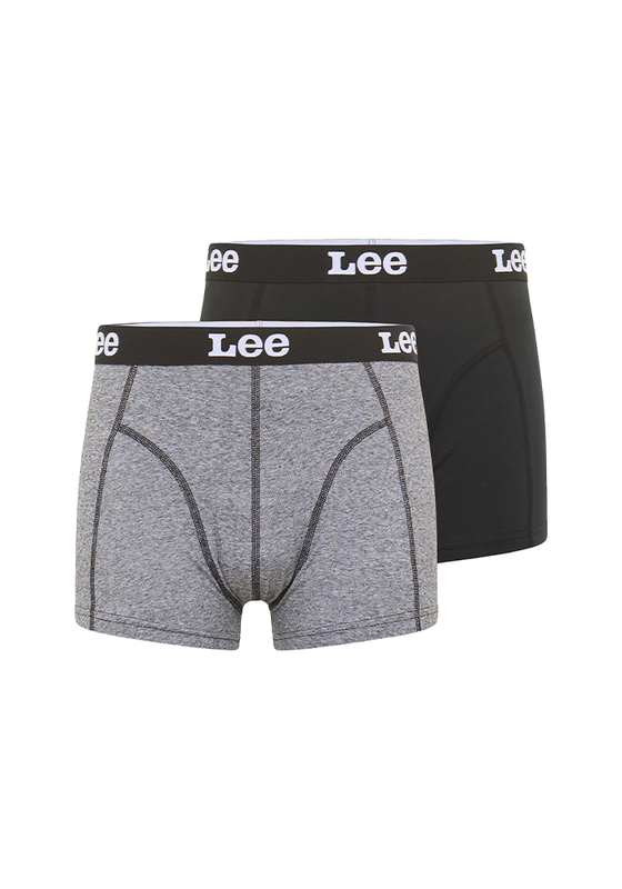 PACK 2 BOXER LEE NEGRO Y GRIS - 5