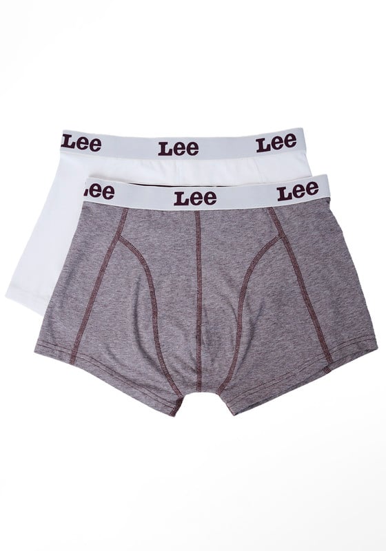 PACK 2 BOXER LEE BLANCO Y GRIS - 3