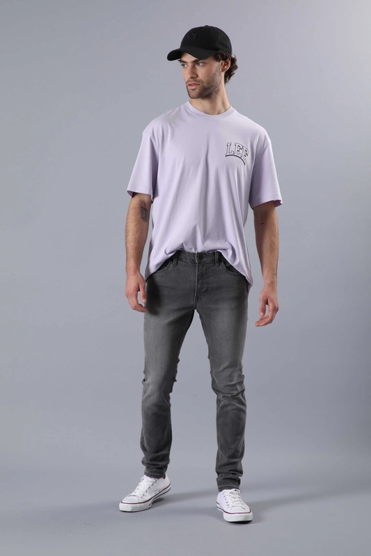 JEANS MALONE SKINNY TIRO MEDIO FIT GRIS - 2