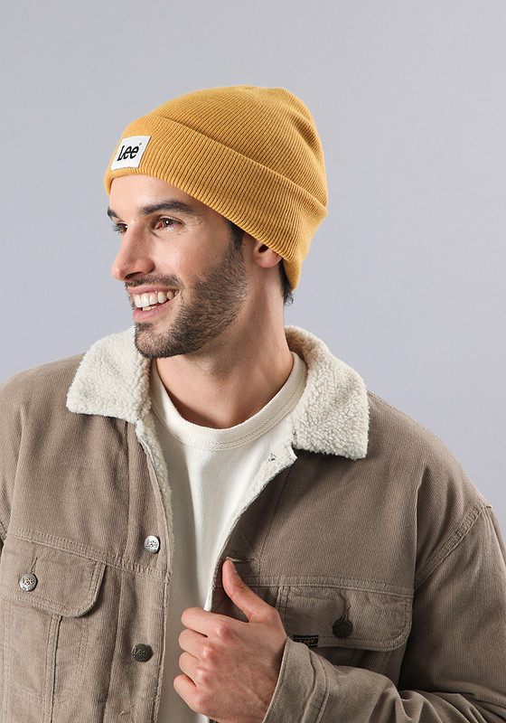 GORRO HOMBRE WORKWEAR BEANIE OCRE - 3