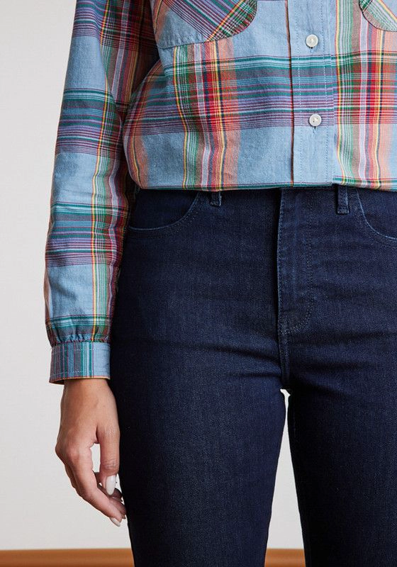JEANS MUJER  SLIM BLUE WASH - 5