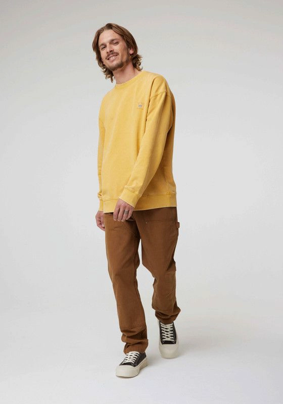 POLERON HOMBRE LOOSE FIT YELLOW VINTAGE - 4