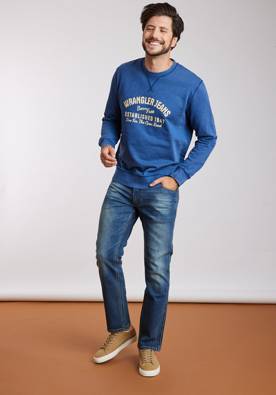 POLERON HOMBRE GRAPHIC ACID SWEATSHIRT INDIGO ACID - 4