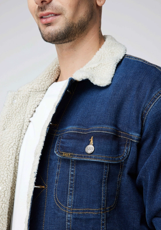 CHAQUETA LEE HOMBRE RIDER SHERPA MID DARK - 2