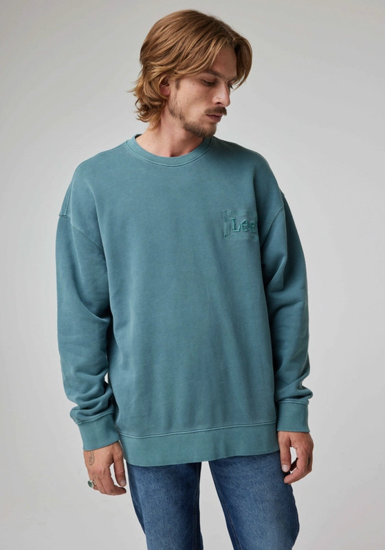 POLERÓN HOMBRE LOOSE FIT CORE SWEATSHIRT EVERGREEN - 1