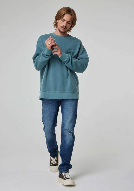 POLERÓN HOMBRE LOOSE FIT CORE SWEATSHIRT EVERGREEN - 4