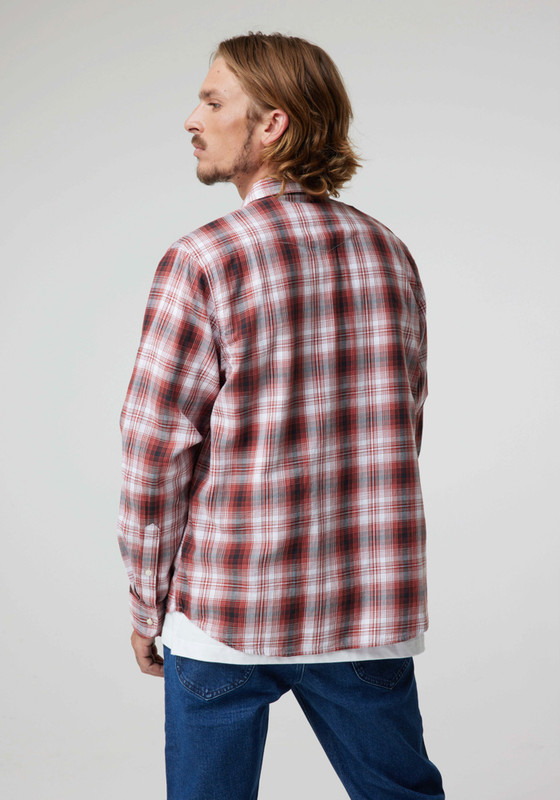 CAMISA WESTERN SHIRT GARNET WESTERN CHECK - 2