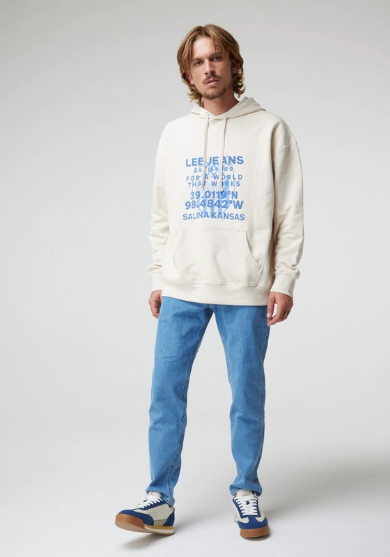 POLERON HOMBRE LOOSE FIT VINTAGE WHITE - 6